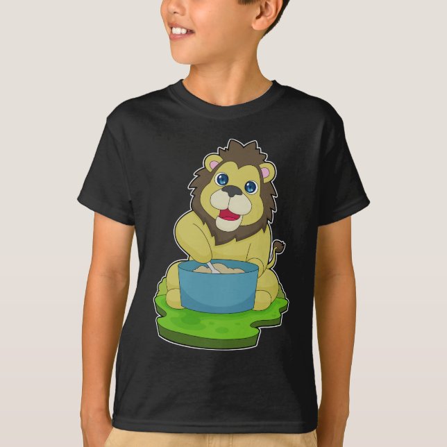 Camiseta Cuchara de cocina de león (Anverso)