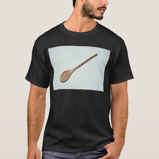 Camiseta Cuchara de madera para el trabajo de la cocina (Anverso)