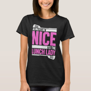 Camiseta Cucharadas de cocina de la cafetería escolar - Com
