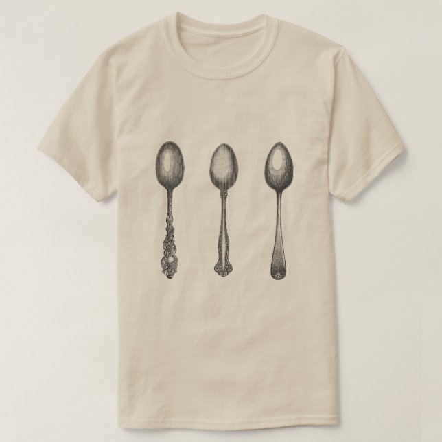 Camiseta ¡Cucharas adicionales del ~ de la teoría de la (Diseño del anverso)