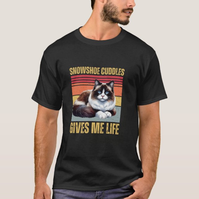 Camiseta Cucharas de raquetas de nieve me dan la vida Diver (Anverso)