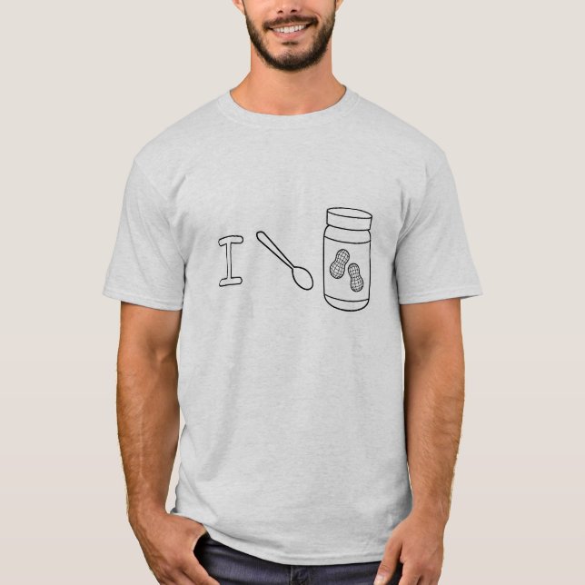 Camiseta Cuchareo la mantequilla de cacahuete (Anverso)