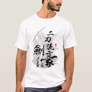 Camiseta Cuchilla doble Swordmaster de Miyamoto Musashi