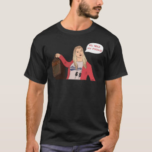 Camiseta Cuchillas blancas sostienen mi caniche