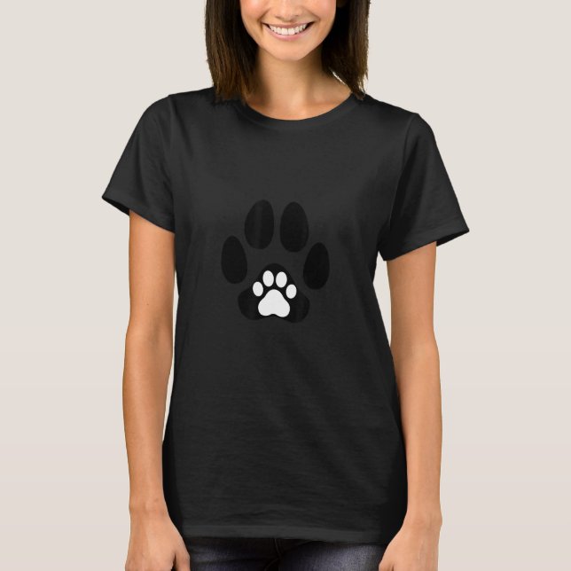 Camiseta Cuchillas de cachorro de perro de gato graciosas (Anverso)