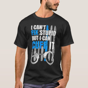 Camiseta Cuchillas de policía aplicación de la ley