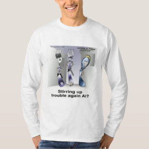 Camiseta Cuchillería divertida de Rick London para la polic