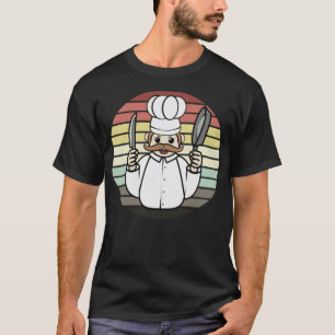 Camiseta Cuchillo culinario de chef de Epert y cocina Pan R