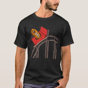 Camiseta Cuchillo de bobina de bobina de Bitcoin