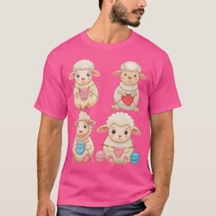 Camiseta Cuchillo de Knitter de Knit Crocheting Oveja de pu