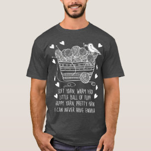 Camiseta Cuchillo de tejido de tejidos de yartel suave y cá