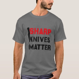 Camiseta Cuchillos agudos Matan Diversión divertida