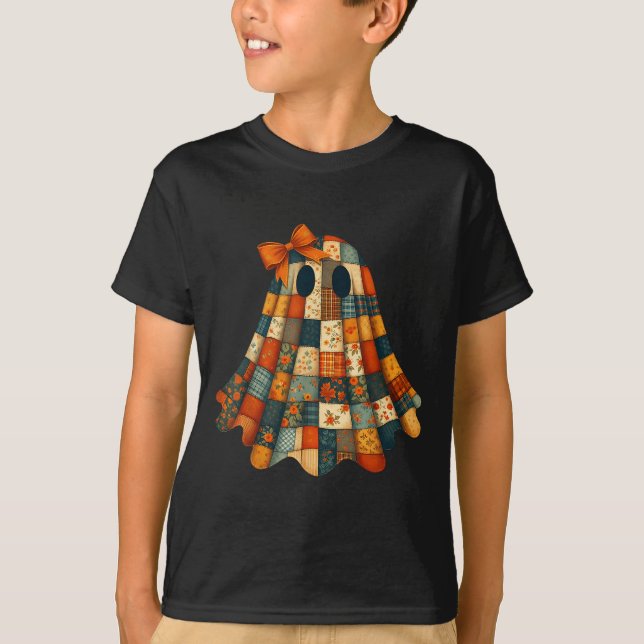Camiseta Cuchillos de fantasma de corte de patchwork Salón  (Anverso)