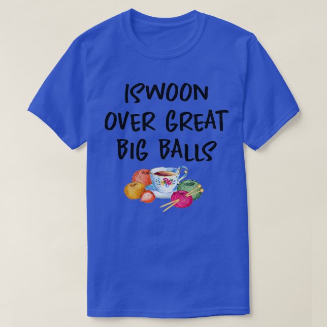 Camiseta Cuchillos de regalo de punto Yarn I Swoon (Diseño del anverso)