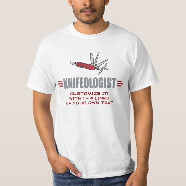 Camiseta Cuchillos divertidos (Anverso)