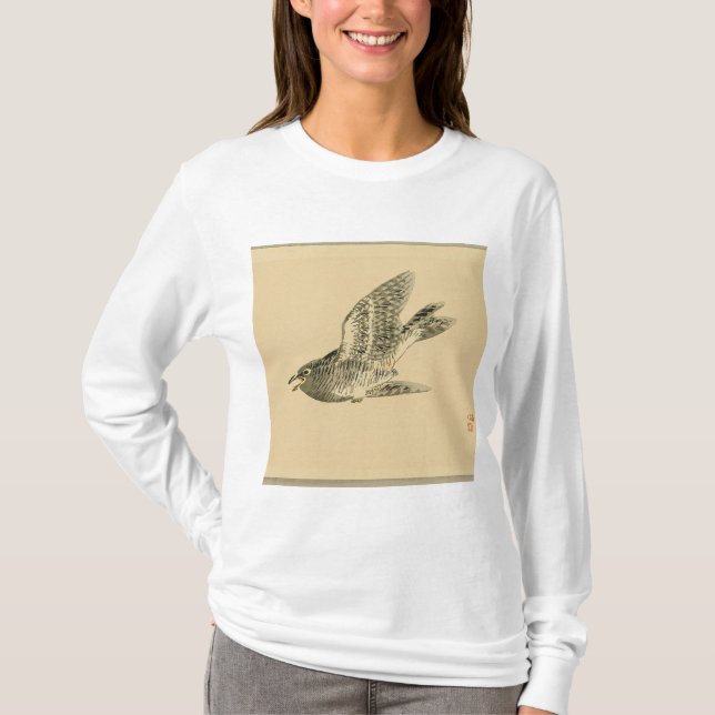 Camiseta Cuckoo (arte japonés) (de Kono Bairei) (Anverso)