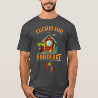 Camiseta Cuckoo for Horology Clock Lover  Funny Cuckoo Cloc