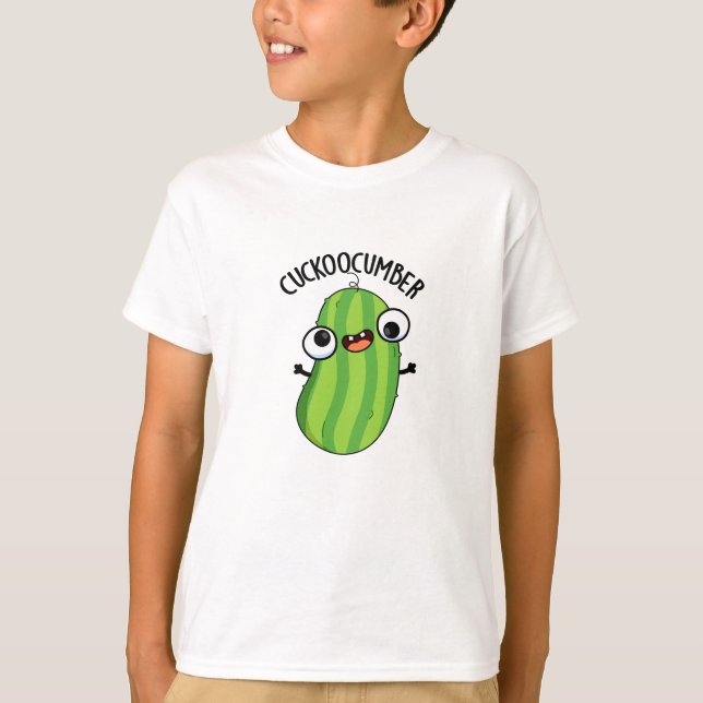 Camiseta Cuckoocumber Funny Veggie Cucumber Pun (Anverso)