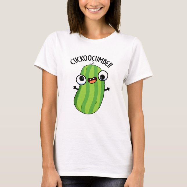 Camiseta Cuckoocumber Funny Veggie Cucumber Pun (Anverso)