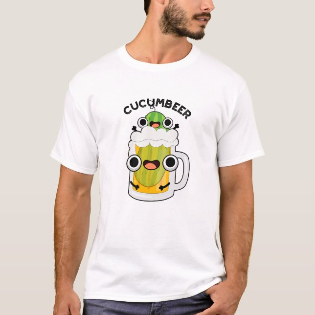 Camiseta Cucum-beer Funny Beer Pun (Anverso)