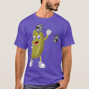 Camiseta Cucumber, Bodybuilding Fitness Gym Gear Workve