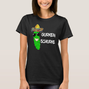 Camiseta Cucumber Villain Cucumin Vegetable Sombrero Costum