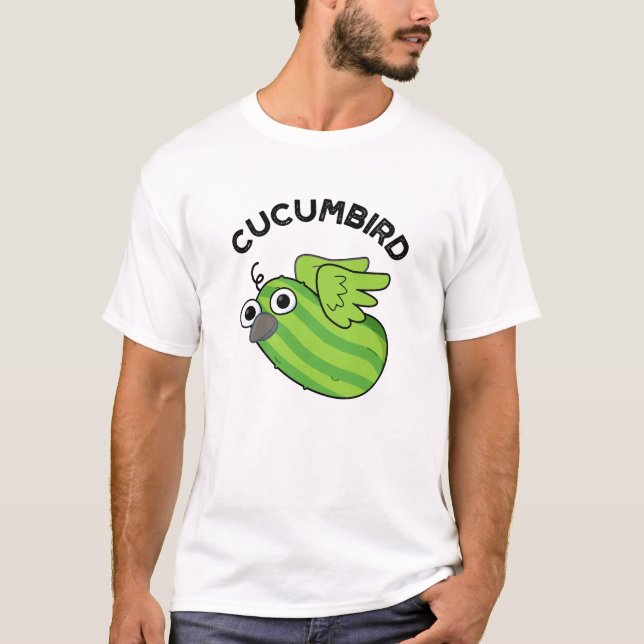 Camiseta Cucumbird Funny Veggie Cucumber Pun (Anverso)