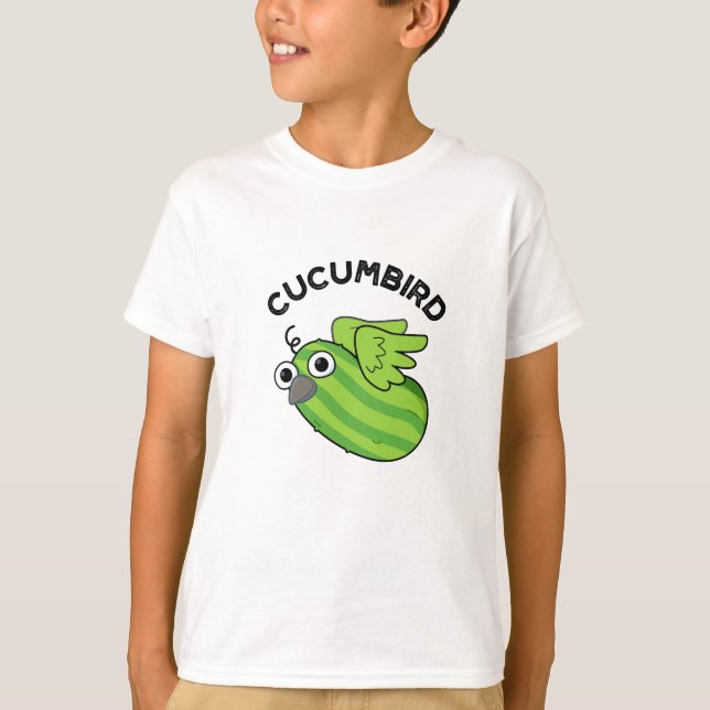 Camiseta Cucumbird Funny Veggie Cucumber Pun (Anverso)