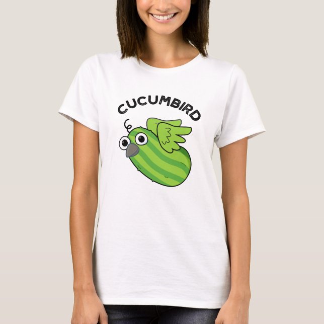 Camiseta Cucumbird Funny Veggie Cucumber Pun (Anverso)