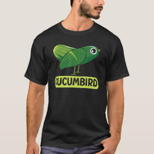 Camiseta Cucumbird Pepino Planta Vegetariana Vega
