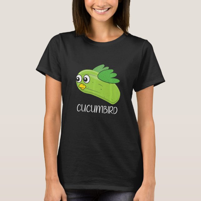 Camiseta Cucumbird Vegetarian Vegetable Veggies Vegan Cucum (Anverso)