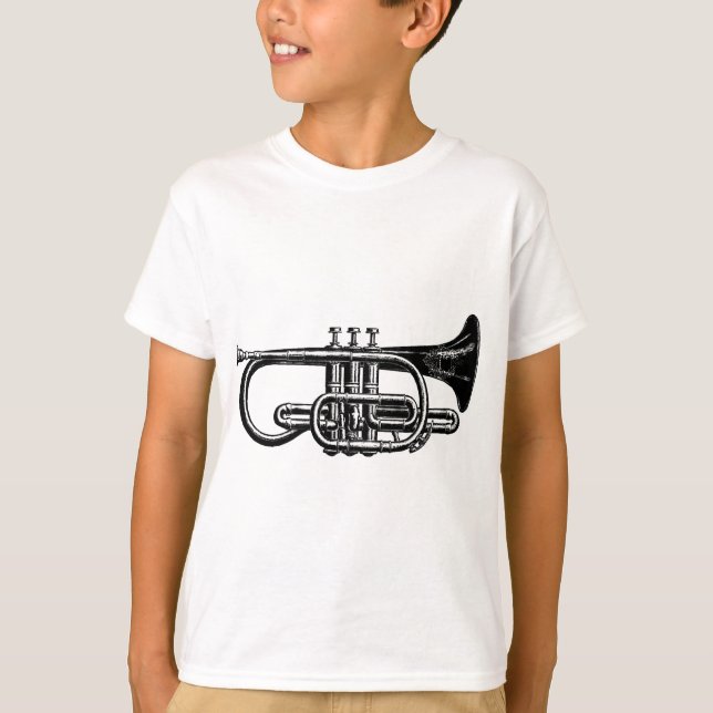 Camiseta Cucurucho de cobre amarillo imperial - instrumento (Anverso)