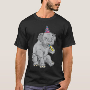 Camiseta Cucurucho para fiesta de cumpleaños de elefante