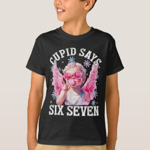 Camiseta Cud divertido dice seis siete San Valentín 67 Meme