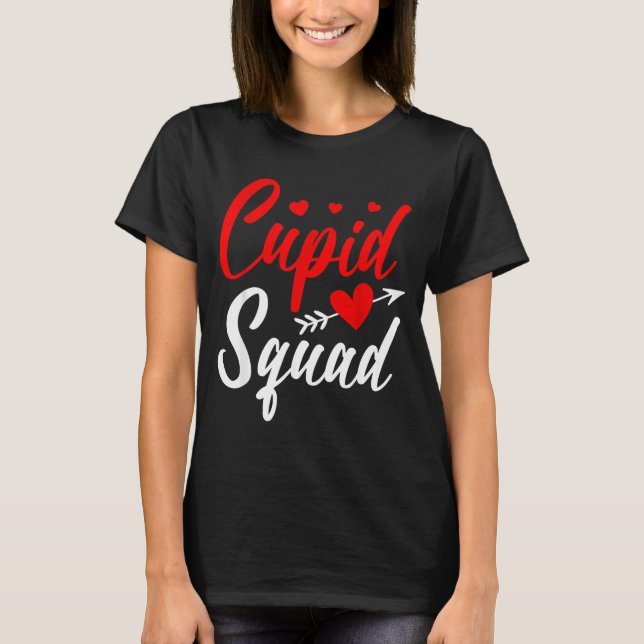 Camiseta Cud Squad Cute Valentine's Couples New Husband Wif (Anverso)