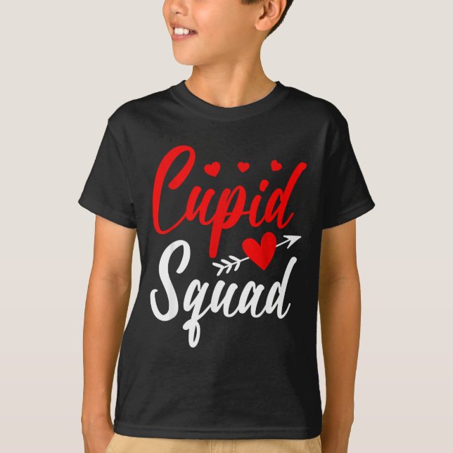 Camiseta Cud Squad Cute Valentine's Couples New Husband Wif (Anverso)
