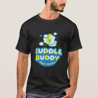Camiseta Cuddle Buddy Hugs Haven Cuddle Crew Attire para él