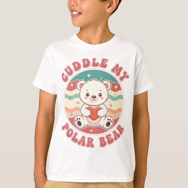 Camiseta Cuddle My Polar Bear (Anverso)