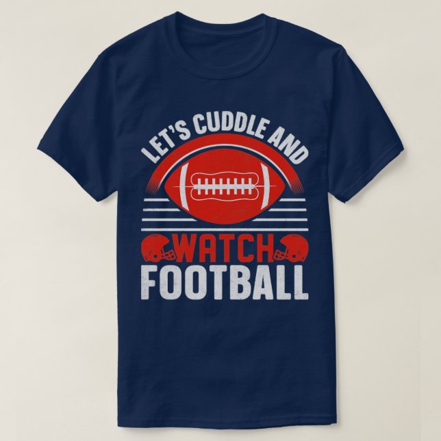 Camiseta Cuddle y veamos fútbol (Diseño del anverso)