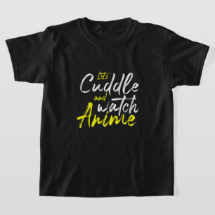 Camiseta Cuddle y Watch Anime - Dos objetivos