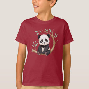 Camiseta Cuddly Baby Panda – Amuleto de rama de ár
