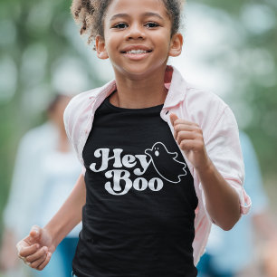 Camiseta Cue Hey Boo Funny Ghost Halloween