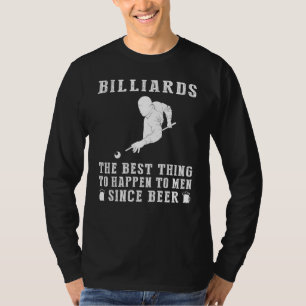 Camiseta Cue la risa: Billares - donde los hombres encuentr