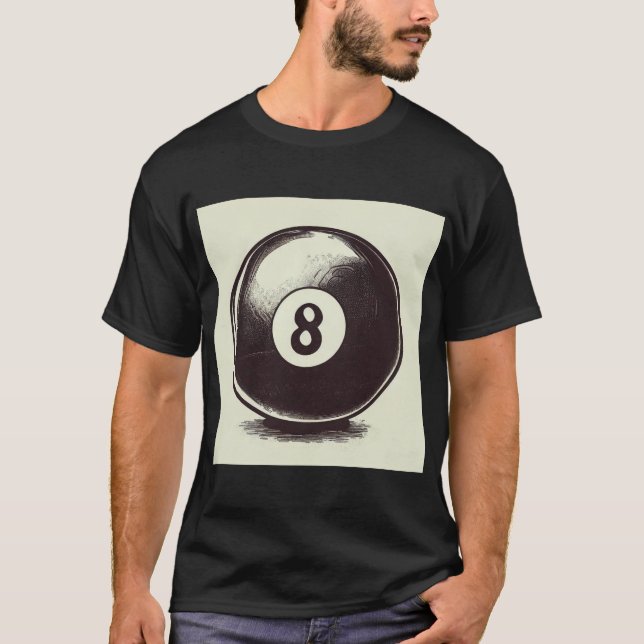Camiseta Cue-t8 Ball (Anverso)
