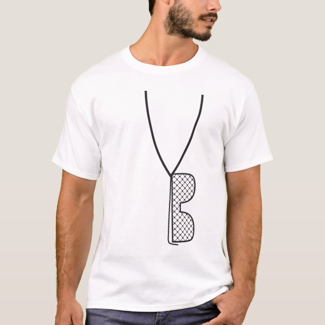 Camiseta cuello en v (Anverso)