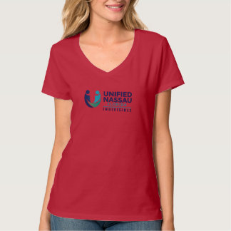 Camiseta Cuello en V con logotipo de Unified Nassau Florida