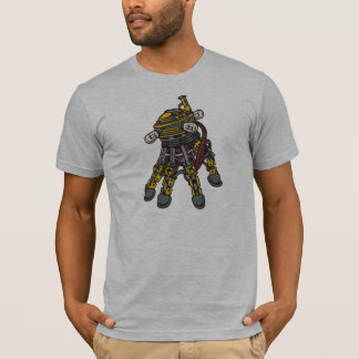 Camiseta Cuello en v de la mano de Steampunk