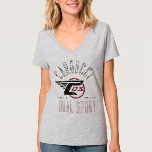 Camiseta Cuello en v para mujer clásico del arco