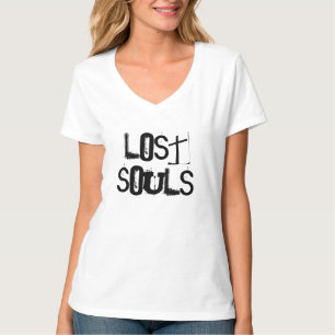 Camiseta Cuello en v perdido de Hanes de las almas