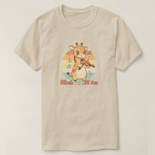 Camiseta Cuello y Notas (Diseño del anverso)